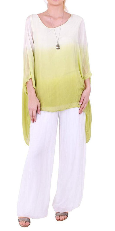 Silk Pant - Shop at Zia -- 9992, apparel, elastic waist, made in italy, one size fits all, pant, Pants & Skirts, silk
