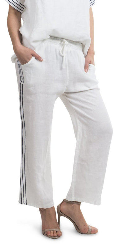Plina Pant - Shop at Zia -- 100% Linen, Gigi Moda, Italian pant, Made in Italy, one size, OS, Pants, resort wear, washable