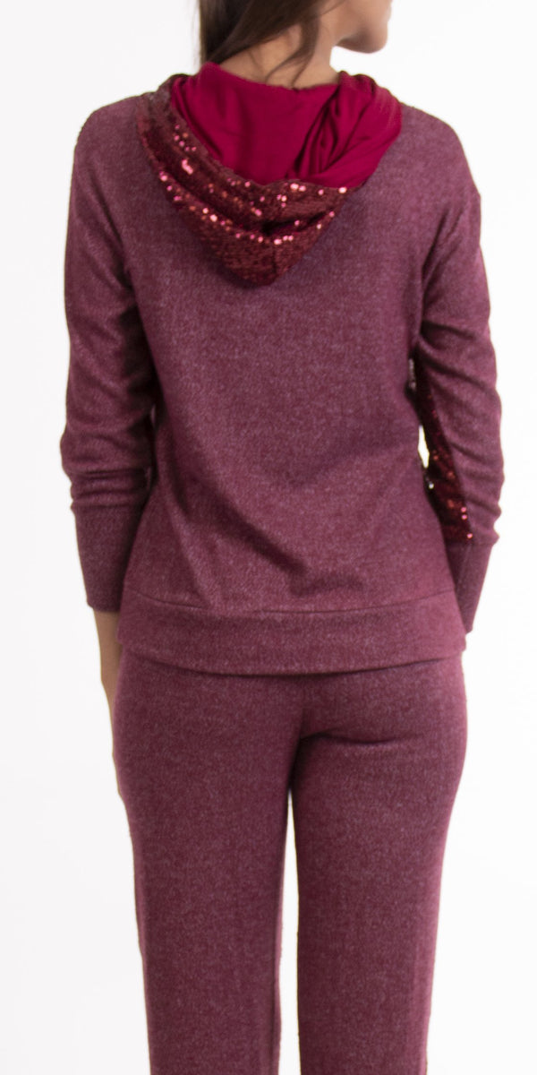 MASU SEQUINS HOODIE 46 スパンコール MASU SEQUINS HOODIE 46 スパンコール-直販純正
